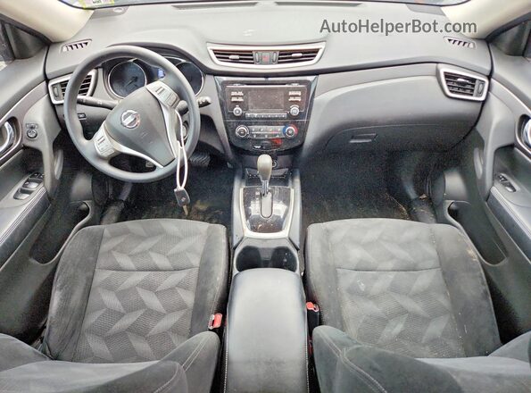5N1AT2MV5GC912639 2016 NISSAN ROGUE Black Вид панелі приладів