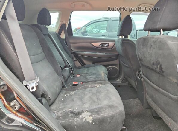 5N1AT2MV5GC912639 2016 NISSAN ROGUE Black Вид задньої частини салону