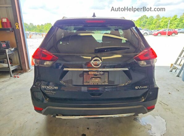 5N1AT2MV5HC850550 2017 NISSAN ROGUE Black უკანა ხედი