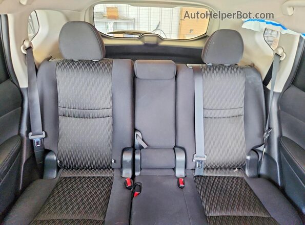 5N1AT2MV5HC850550 2017 NISSAN ROGUE Black უკანა სავარძლების ხედი