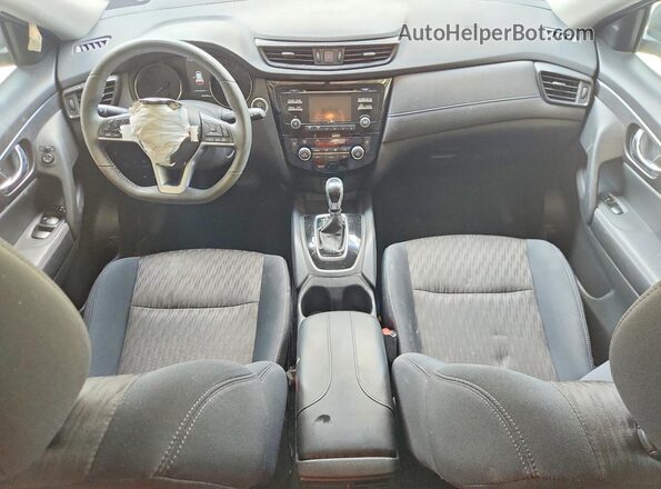 5N1AT2MV5HC850550 2017 NISSAN ROGUE Black წინა პანელის ხედი