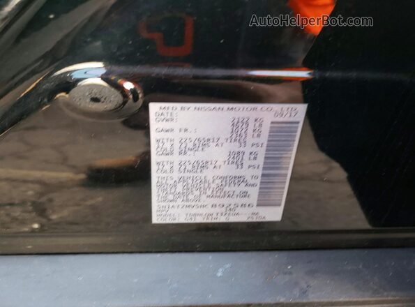 5N1AT2MV5HC892586 2017 NISSAN ROGUE Black VIN sticker view
