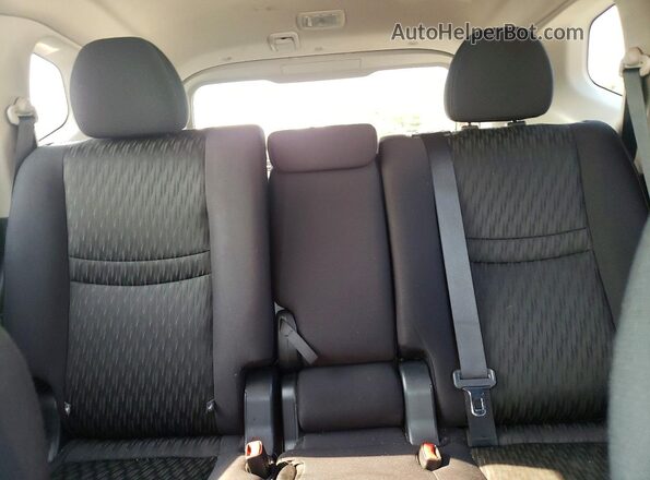 5N1AT2MV5HC892586 2017 NISSAN ROGUE Black Rear seats view