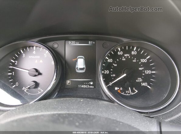 5N1AT2MV5HC897383 2017 NISSAN ROGUE White Вид задніх сидінь