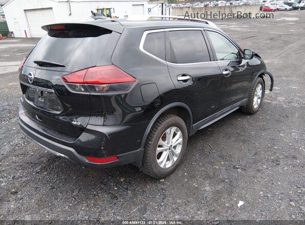 5N1AT2MV5JC845385 2018 NISSAN ROGUE Черный Задняя правая четверть