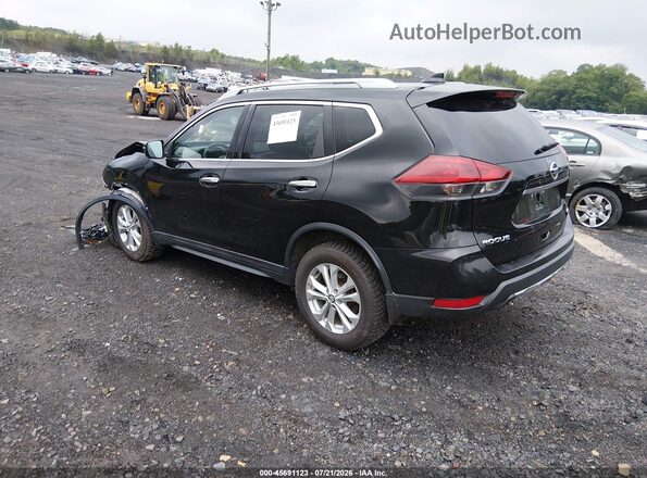 5N1AT2MV5JC845385 2018 NISSAN ROGUE Черный Задняя левая четверть