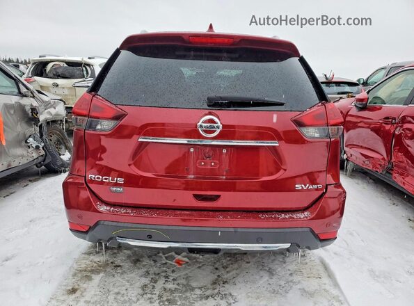 5N1AT2MV5KC728343 2019 NISSAN ROGUE Red Widok z tyłu