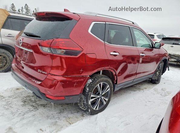 5N1AT2MV5KC728343 2019 NISSAN ROGUE Red Tył prawy