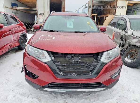 5N1AT2MV5KC728343 2019 NISSAN ROGUE Red Widok z przodu