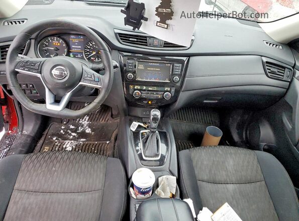 5N1AT2MV5KC728343 2019 NISSAN ROGUE Red Widok deski rozdzielczej