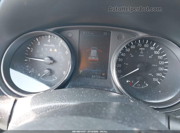 5N1AT2MV5KC733879 2019 NISSAN ROGUE Black Vista de los asientos traseros