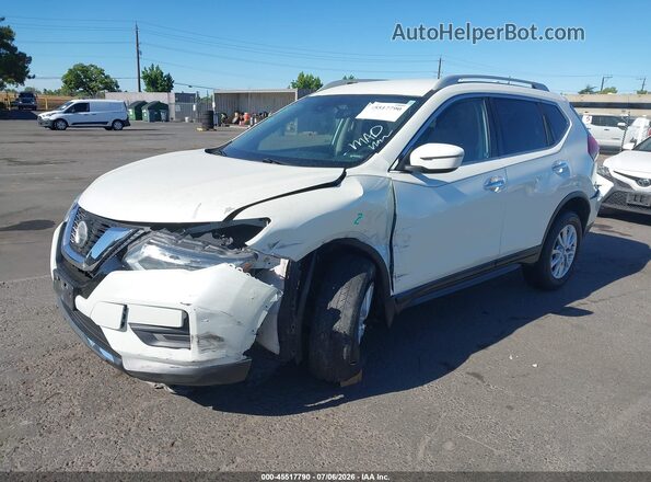 5N1AT2MV5KC845498 2019 NISSAN ROGUE Белый Передняя левая четверть