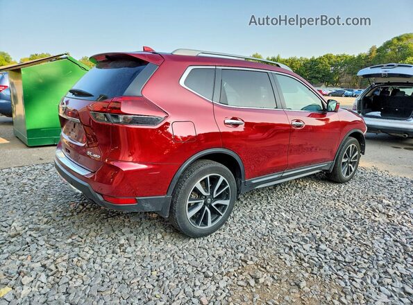 5N1AT2MV5LC787250 2020 NISSAN ROGUE Burgundy Tył prawy