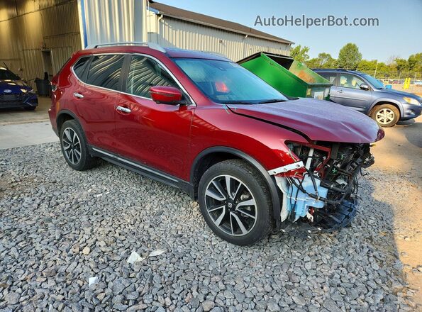 5N1AT2MV5LC787250 2020 NISSAN ROGUE Burgundy Przód prawy