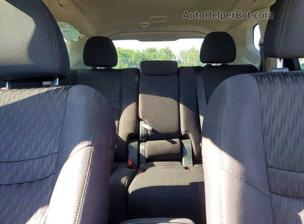 5N1AT2MV5LC795428 2020 NISSAN ROGUE Silver Rear seats view