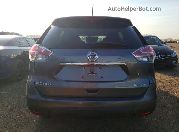 5N1AT2MV6GC736927 2016 NISSAN ROGUE Gray Rear view