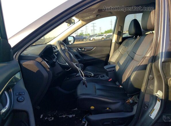 5N1AT2MV6GC736927 2016 NISSAN ROGUE Gray Front interior view