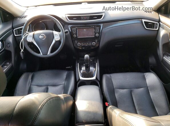 5N1AT2MV6GC736927 2016 NISSAN ROGUE Gray Dashboard view