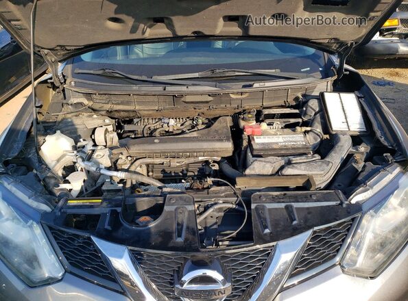 5N1AT2MV6GC736927 2016 NISSAN ROGUE Gray Engine compartment view