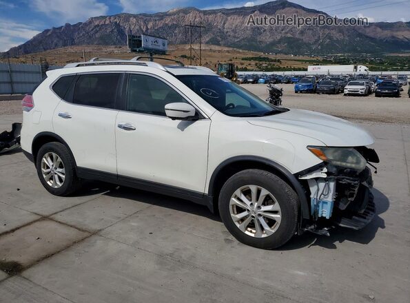 5N1AT2MV6GC769233 2016 NISSAN ROGUE White Delantero derecho