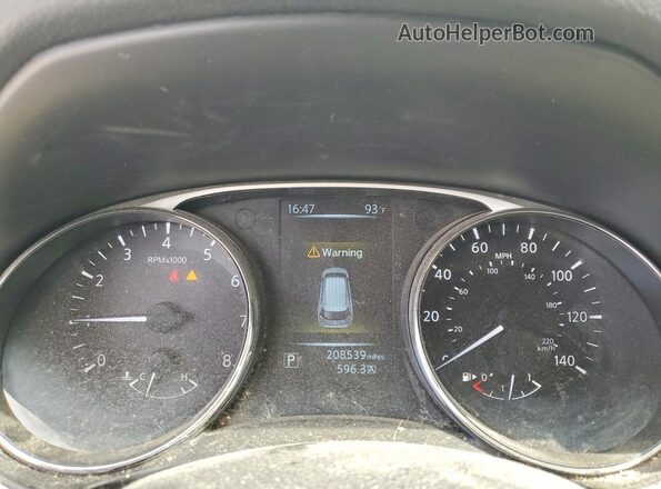 5N1AT2MV6GC769233 2016 NISSAN ROGUE White Vista del cuadro de instrumentos