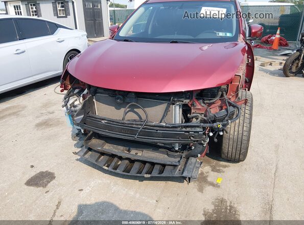 5N1AT2MV6GC828359 2016 NISSAN ROGUE Red Widok z przodu