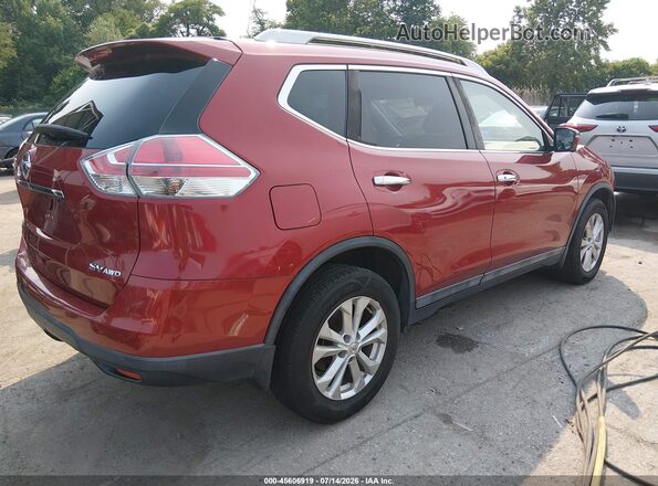 5N1AT2MV6GC828359 2016 NISSAN ROGUE Red Tył prawy