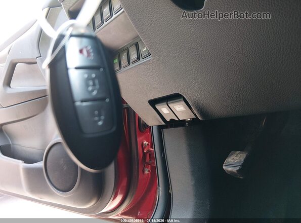 5N1AT2MV6GC828359 2016 NISSAN ROGUE Red Widok deski rozdzielczej