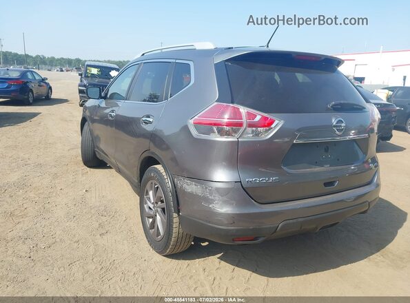 5N1AT2MV6GC846490 2016 NISSAN ROGUE Gray Rear left