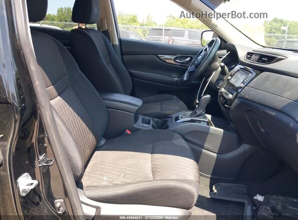 5N1AT2MV6HC780573 2017 NISSAN ROGUE Black Սալոնի դիմացի տեսք