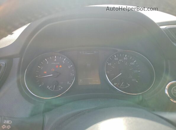 5N1AT2MV6HC799267 2017 NISSAN ROGUE White Instrument cluster view