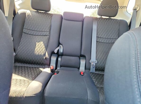 5N1AT2MV6HC820750 2017 NISSAN ROGUE Black Vista de los asientos traseros