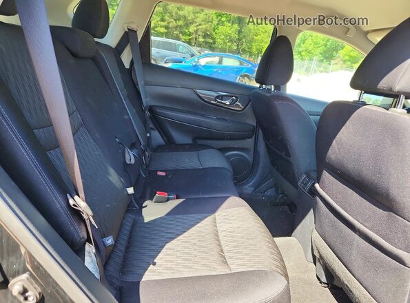 5N1AT2MV6HC820750 2017 NISSAN ROGUE Black Vista interior trasera