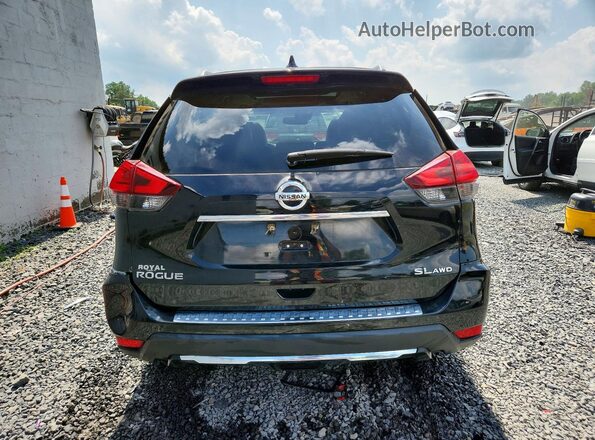 5N1AT2MV6HC860441 2017 NISSAN ROGUE Black Rear view