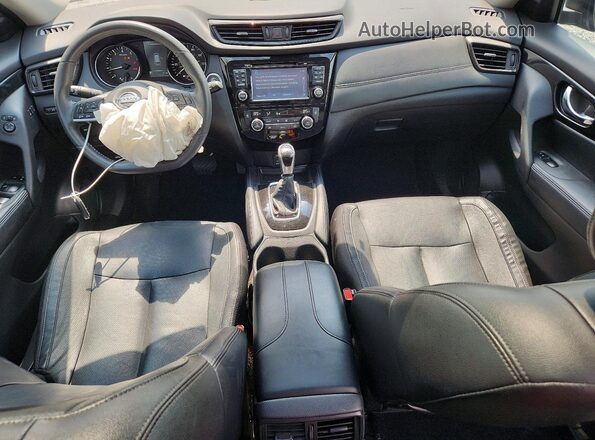 5N1AT2MV6HC860441 2017 NISSAN ROGUE Black Dashboard view