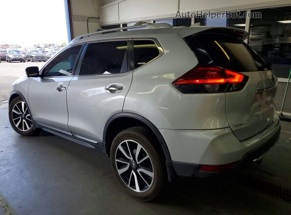 5N1AT2MV6HC874954 2017 NISSAN ROGUE Серебряный Задняя левая четверть