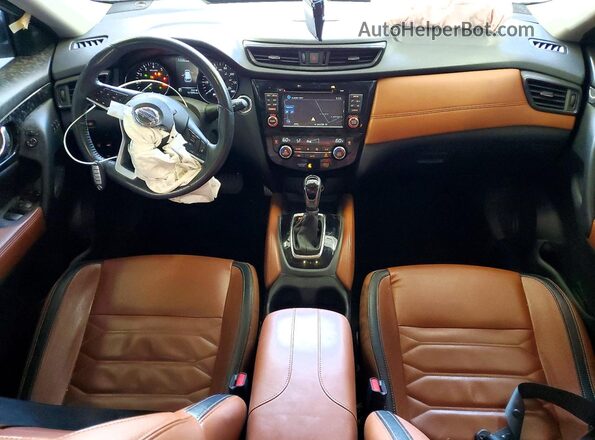 5N1AT2MV6HC874954 2017 NISSAN ROGUE Серебряный Вид панели приборов