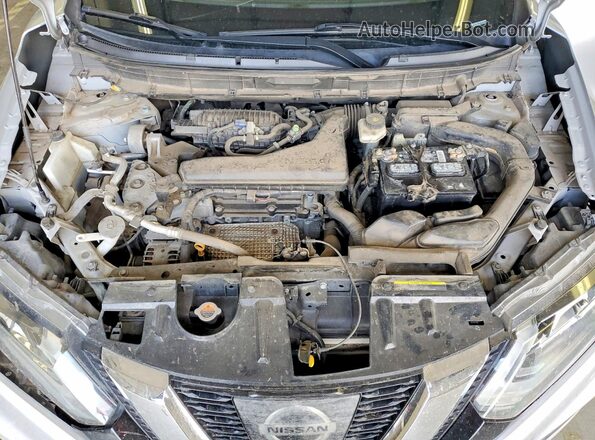 5N1AT2MV6HC874954 2017 NISSAN ROGUE Серебряный Вид задней части салона