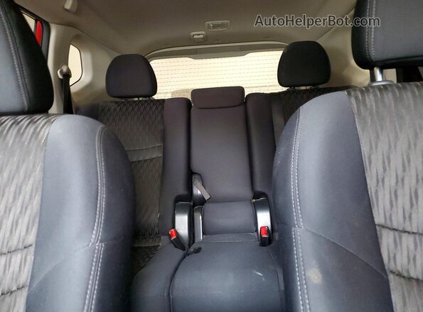 5N1AT2MV6HC875036 2017 NISSAN ROGUE Maroon Հետևի նստատեղերի տեսք
