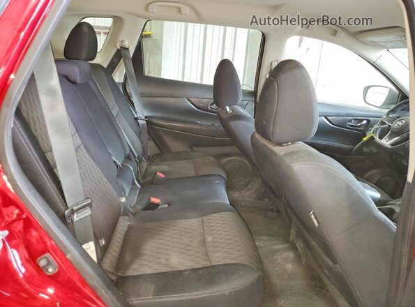 5N1AT2MV6HC875036 2017 NISSAN ROGUE Maroon Սալոնի հետևի տեսք