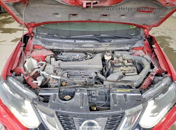 5N1AT2MV6HC875036 2017 NISSAN ROGUE Maroon Շարժիչի բաժամունքի տեսք