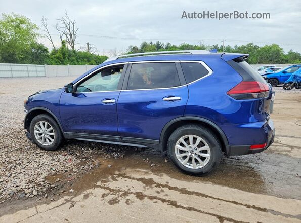 5N1AT2MV6JC725627 2018 NISSAN ROGUE Blue Rear left