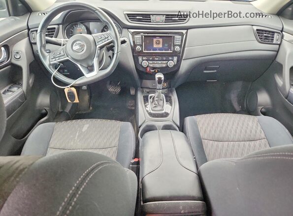 5N1AT2MV6JC725627 2018 NISSAN ROGUE Blue Dashboard view