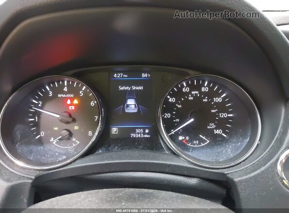 5N1AT2MV6JC727880 2018 NISSAN ROGUE White Widok tylnych siedzeń
