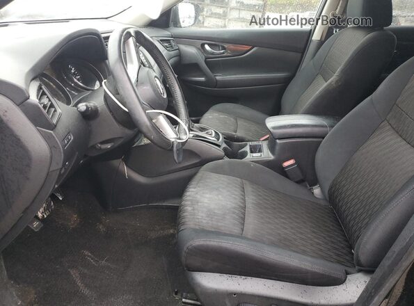 5N1AT2MV6JC768462 2018 NISSAN ROGUE Black Widok wnętrza z przodu