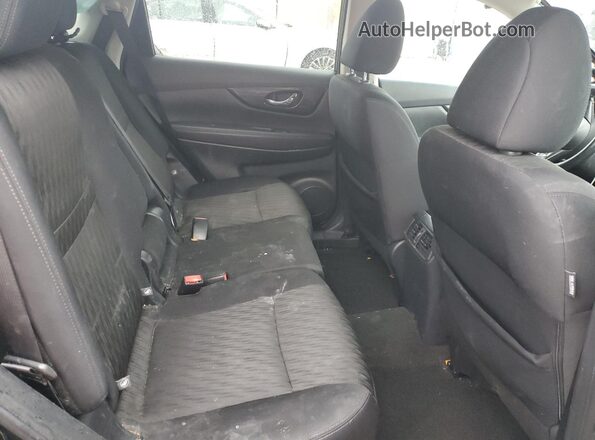 5N1AT2MV6JC768462 2018 NISSAN ROGUE Black Widok tylnych siedzeń