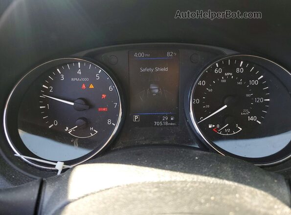 5N1AT2MV6JC789294 2018 NISSAN ROGUE Black Սարքավորումների վահանակի տեսք