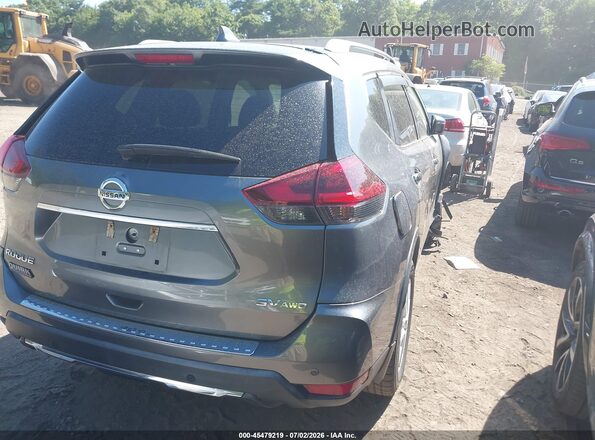 5N1AT2MV6KC734992 2019 NISSAN ROGUE Серый Задняя правая четверть