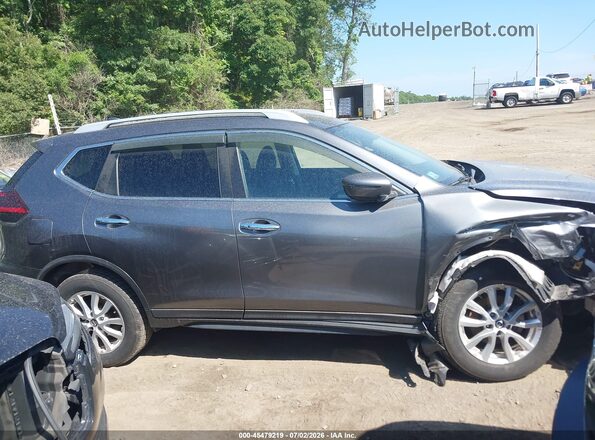 5N1AT2MV6KC734992 2019 NISSAN ROGUE Серый Вид задней части салона