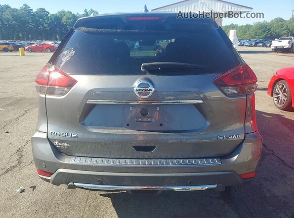 5N1AT2MV6KC808847 2019 NISSAN ROGUE Gray Rear view